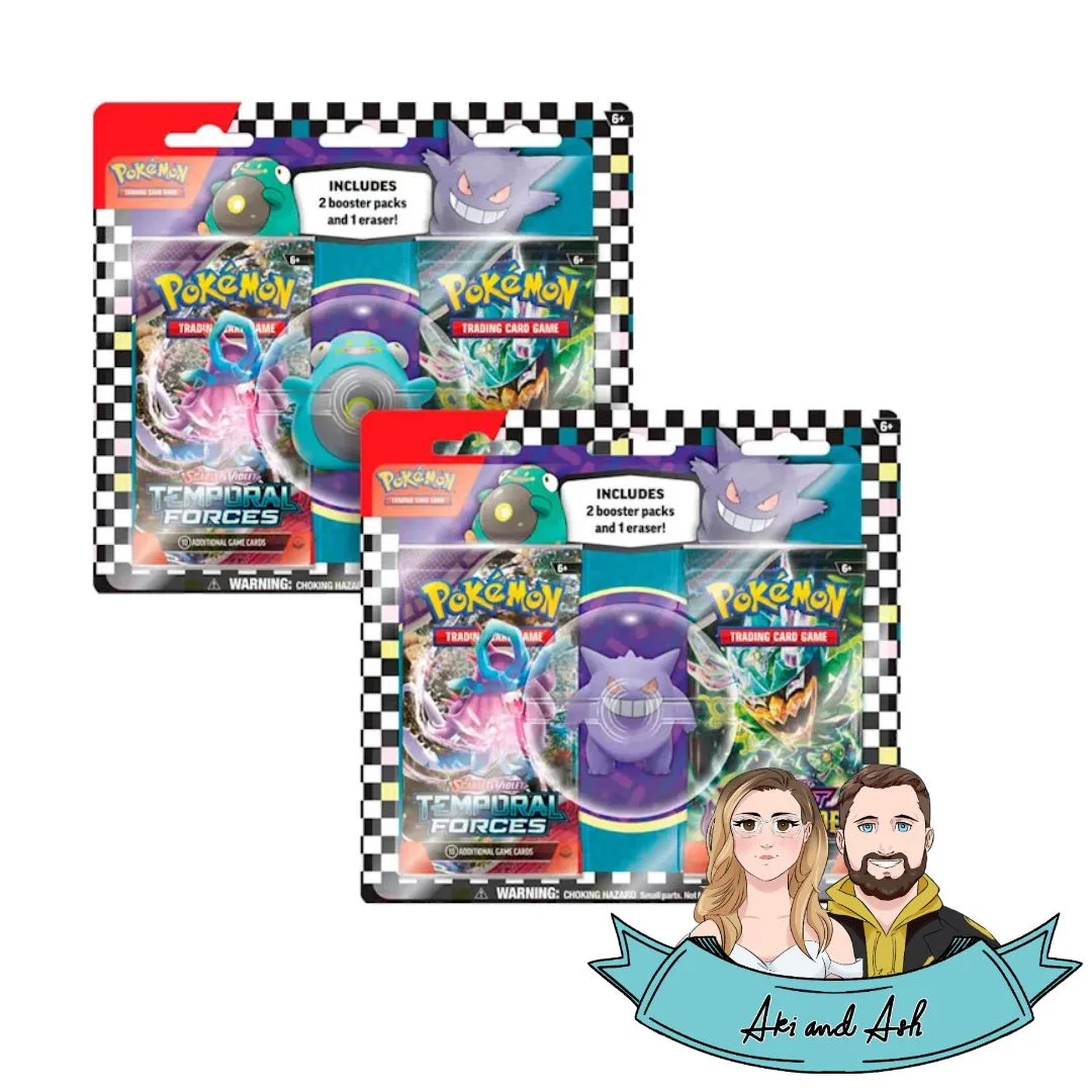 Scarlet & Violet - Back to School - Eraser Blister - 2024 - Aki and Ash