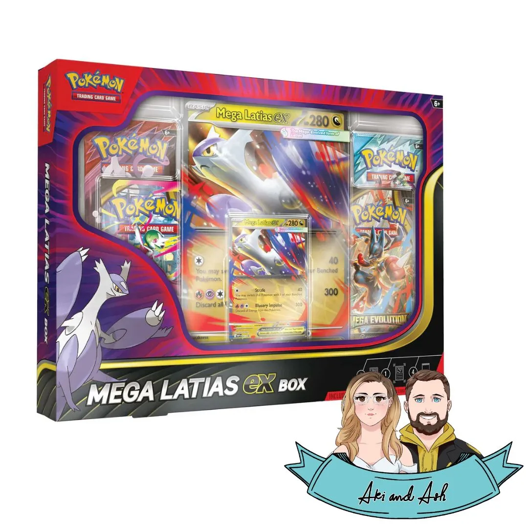 Mega Latias Ex - Collection Box - Aki and Ash